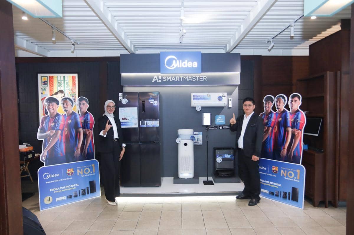 Midea Paling Ideal Tiba di Medan, Kenalkan Ekosistem AI SMART MASTER