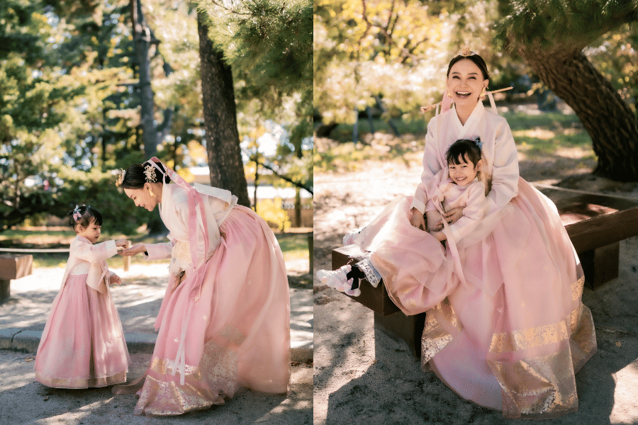 Gaya Rossa dan Raina Photoshoot Pakai Hanbok, ala Kerajaan Korea!
