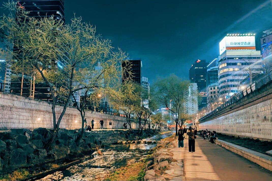 Sungai Cheonggye, Seoul, Korea Selatan 