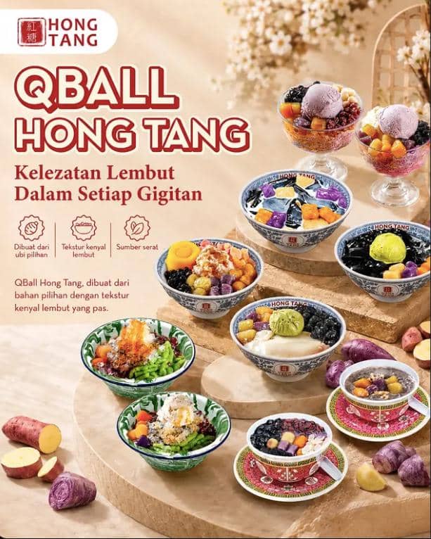 aneka dessert dengan QQ balls di Hong Tang (instagram.com/hong_tang)