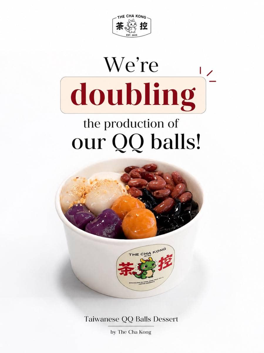 sajian QQ balls di The Cha Kong (instagram.com/thechakong)