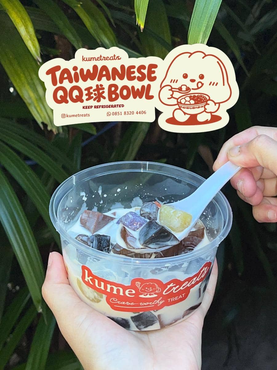 menu Taiwanese QQ Balls buatan Kumetreats (instagram.com/kumetreats)
