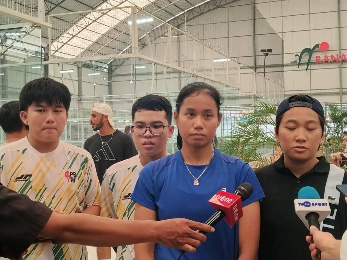 Para atlet Timnas Padel Indonesia berlatih dalam pemusatan latihan gabungan menjelang Piala Asia Junior dan kualifikasi Piala Dunia.