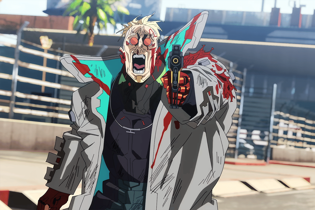 adegan dalam anime Cyberpunk: Edgerunners 2