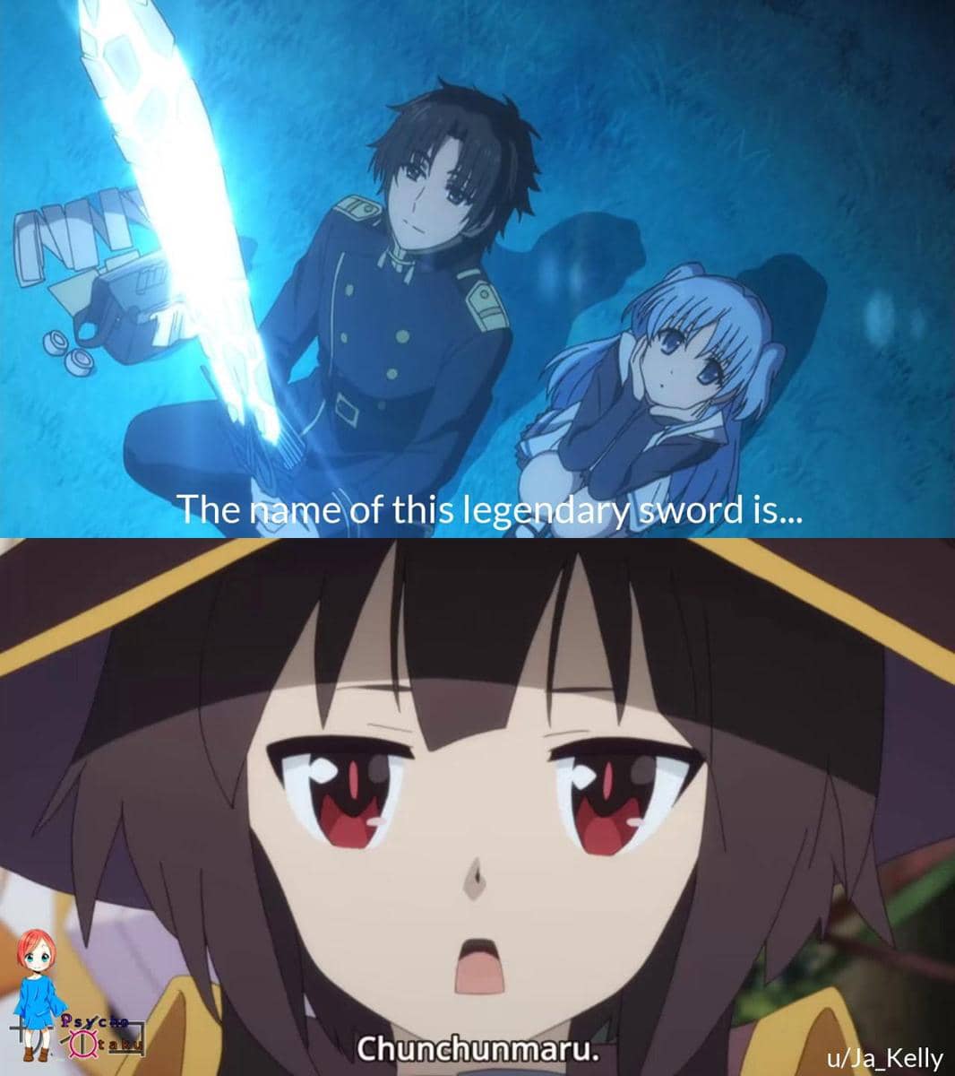 meme anime tentang pedang