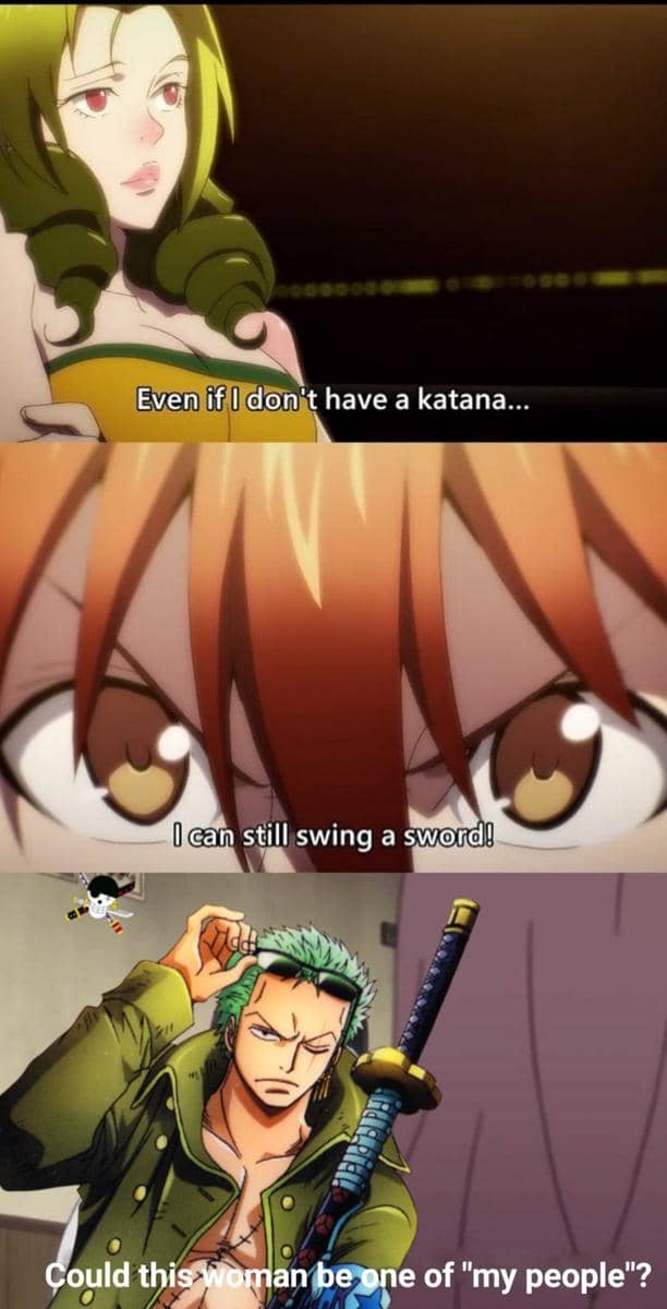 meme anime tentang pedang