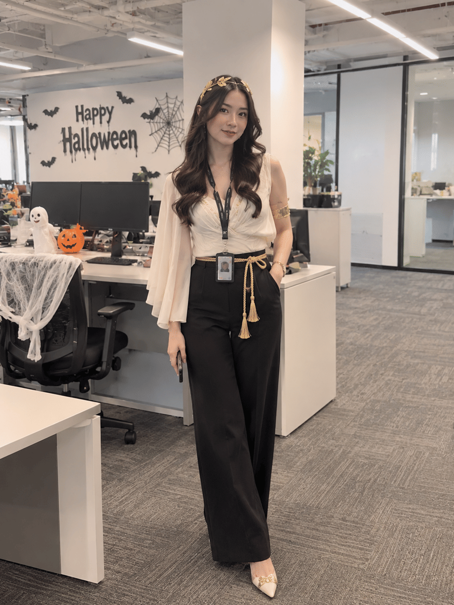 Ilustrasi OOTD Halloween