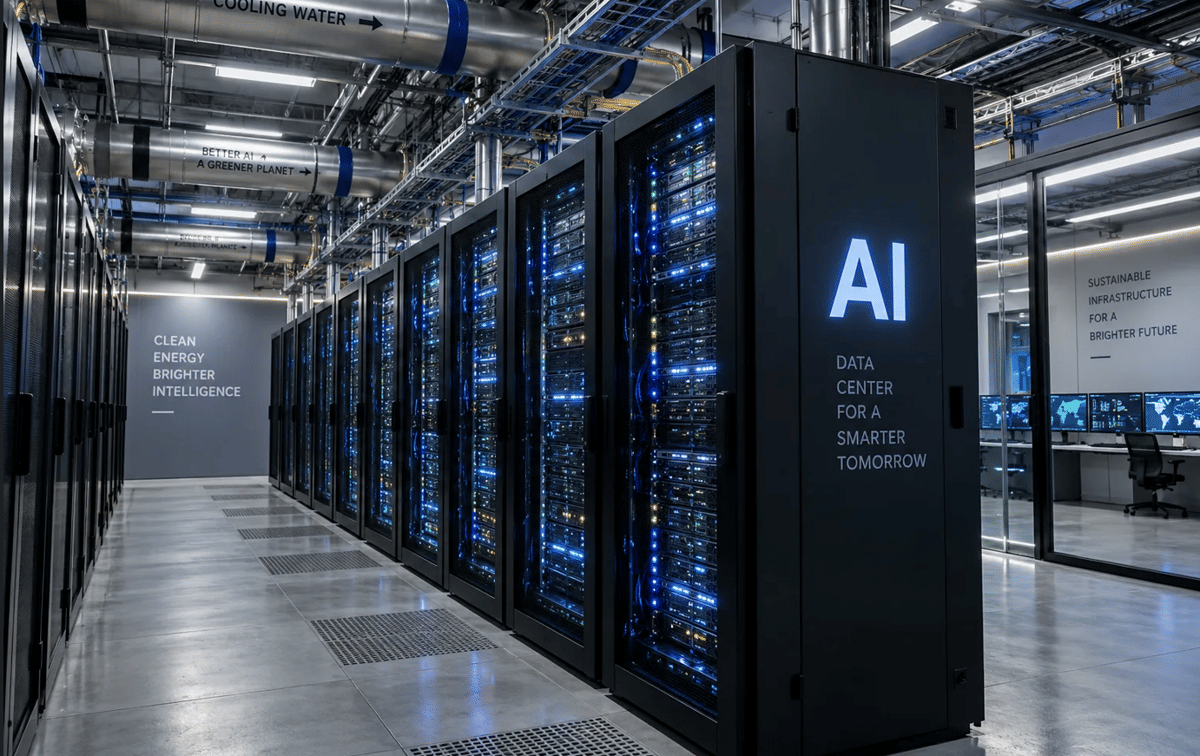 gambar data center ai