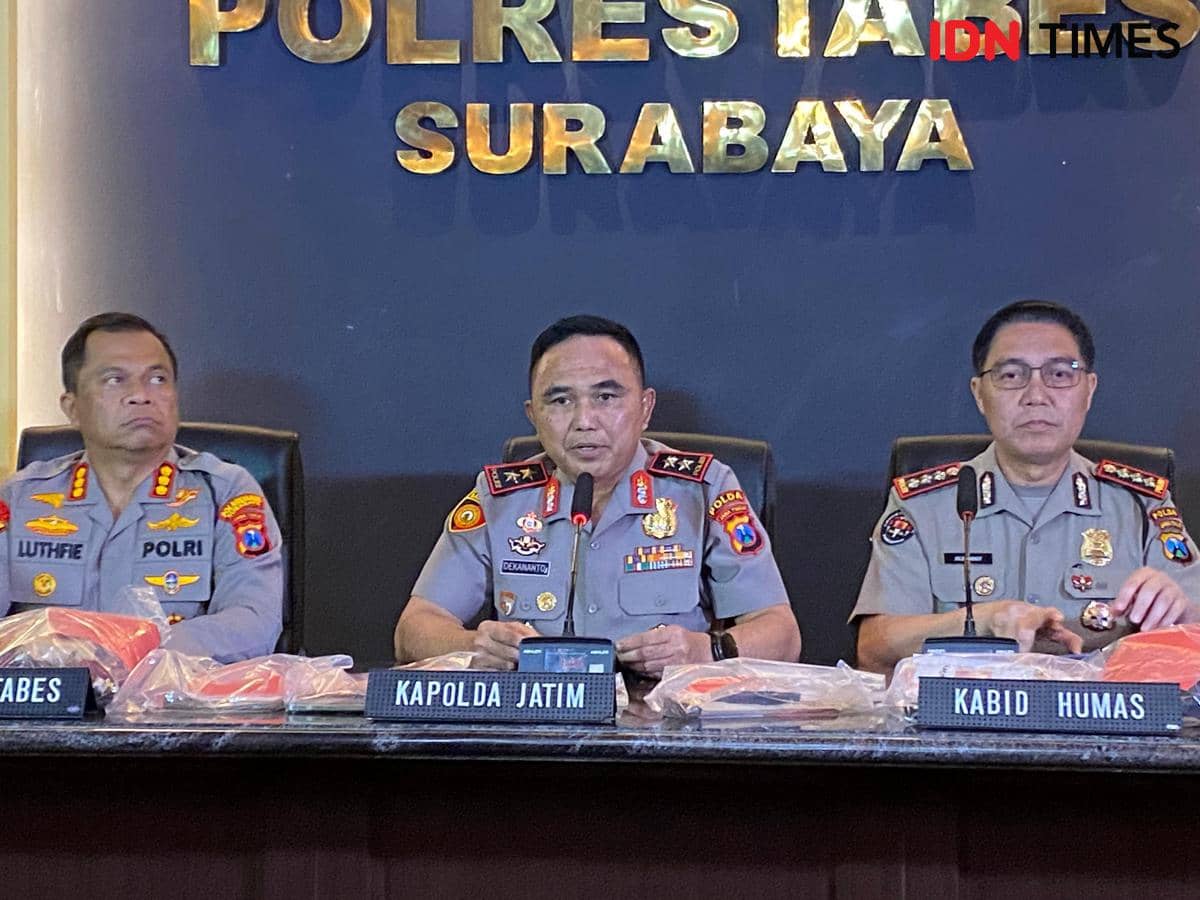 11 Orang Ditangkap Polisi Sebelum Demo Surabaya Dimulai