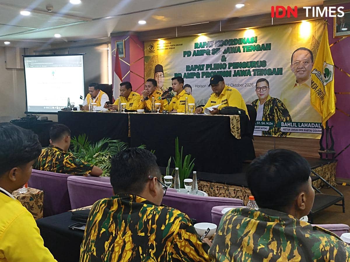 Peserta rakor PD AMPG Jawa Tengah mengikuti pertemuan untuk memantapkan komunikasi dan mobilisasi pengurus 35 daerah.