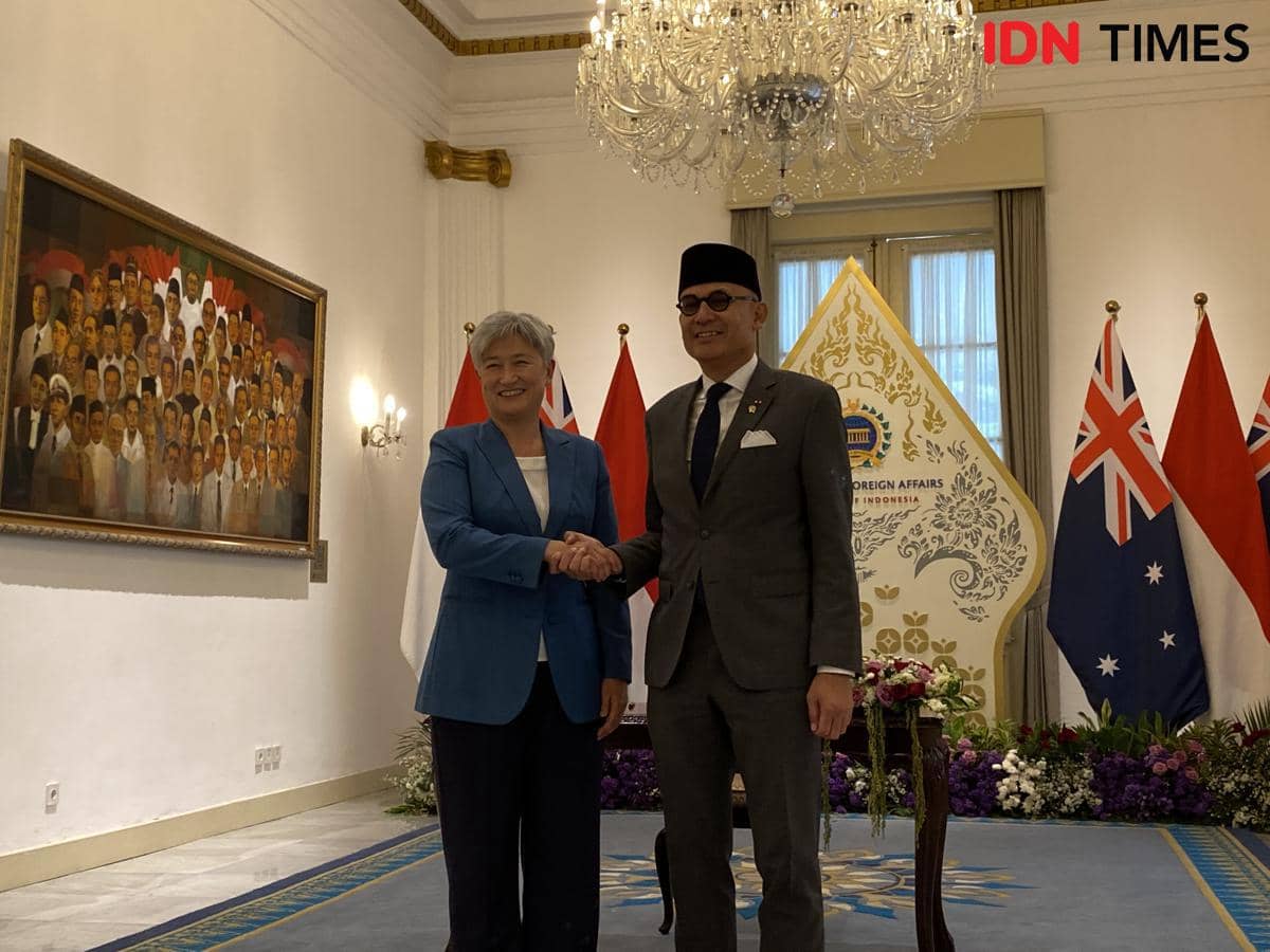 Jadi yang Pertama, Menlu Australia Sambangi Menlu Baru RI