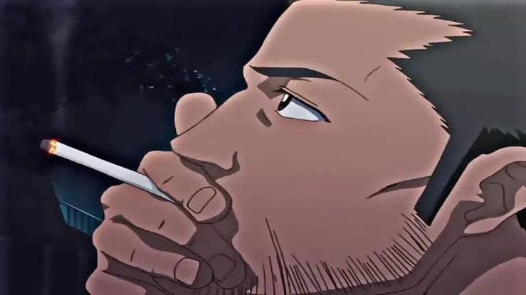 Isshin Kurosaki merokok (dok. Pierrot/Bleach).jpg