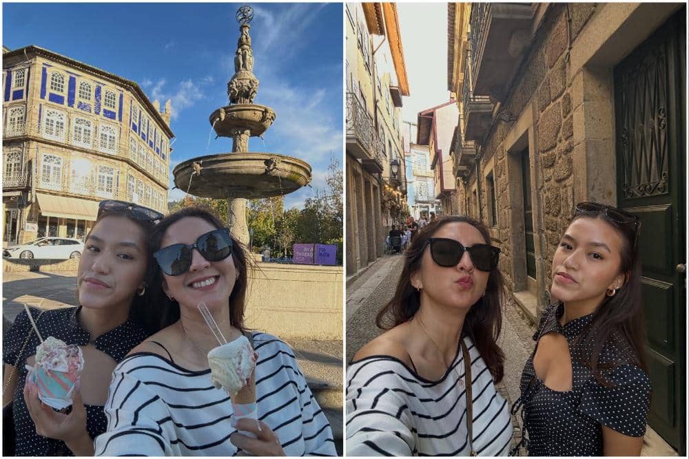 Donna Agnesia dan Sabrina Jalan-jalan di Kota Guimaraes, Portugal!