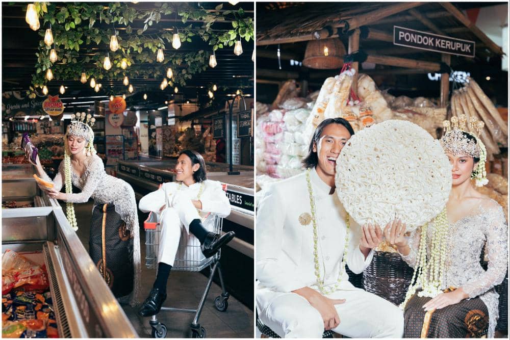 Hana Malasan dan Sean Gelael Prewedding di Swalayan, Unik!