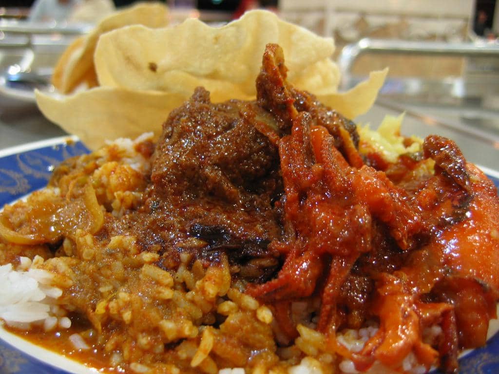 ilustrasi nasi kandar