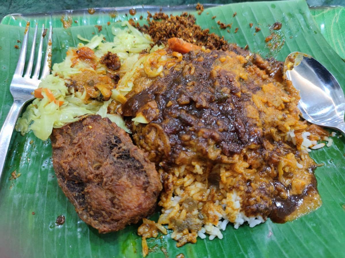 ilustrasi nasi kandar