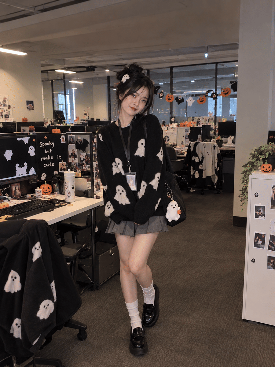 Ilustrasi OOTD Halloween
