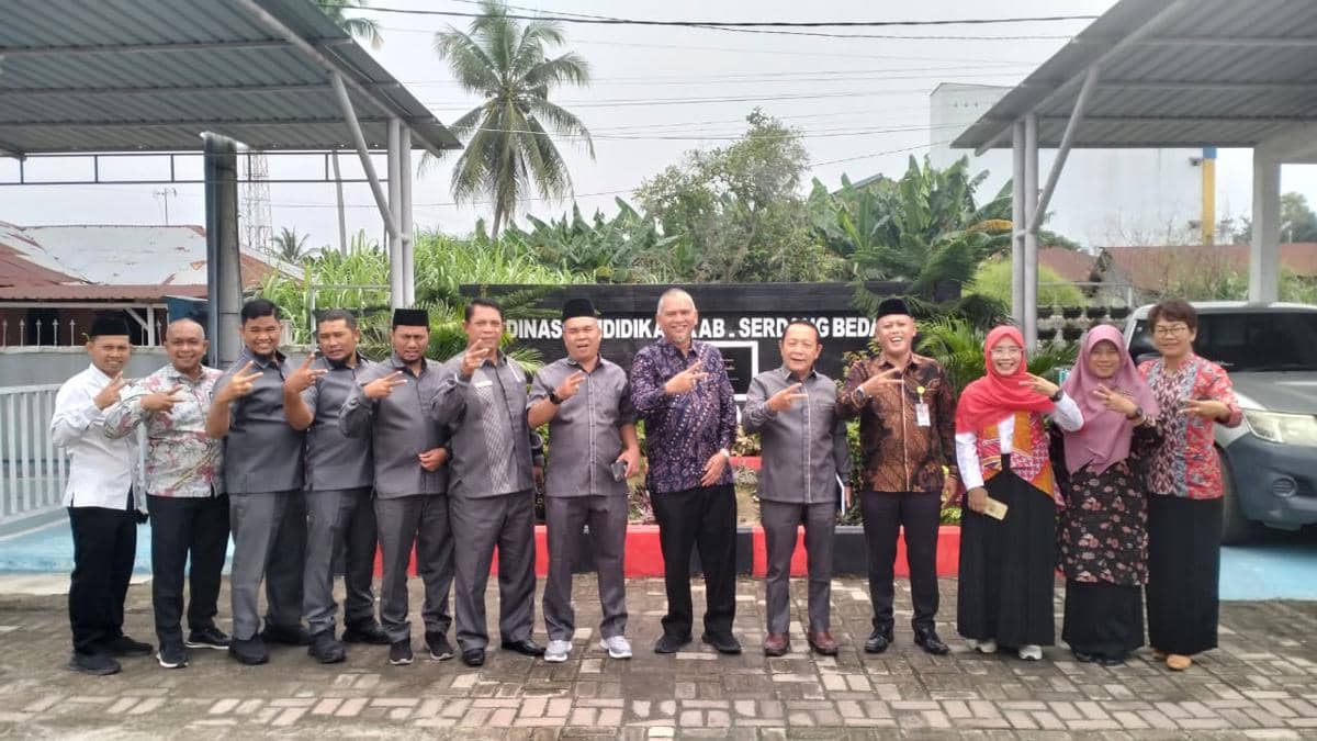 Dewan Pendidikan Deli Serdang Belajar ke Sergai, Kuatkan Kompetensi