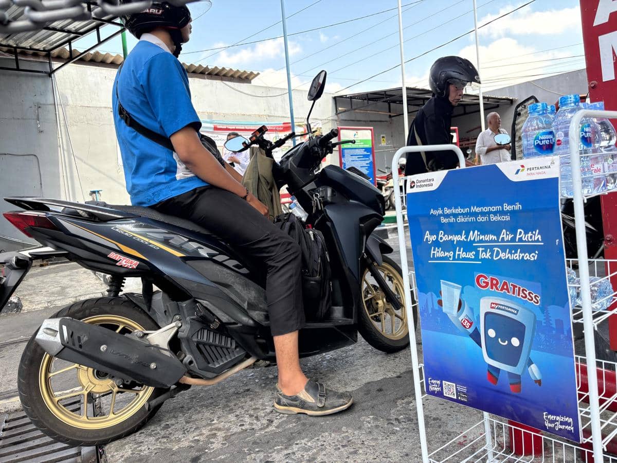 Salah satu SPBU di Jalan Kaliurang, Kamis (22/10/2026). (IDN Times/Herlambang Jati Kusumo)