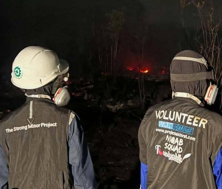 Ratna Galih semangat jadi relawan pemadaman api di Kalimantan