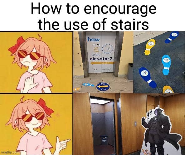 meme anime tentang lift