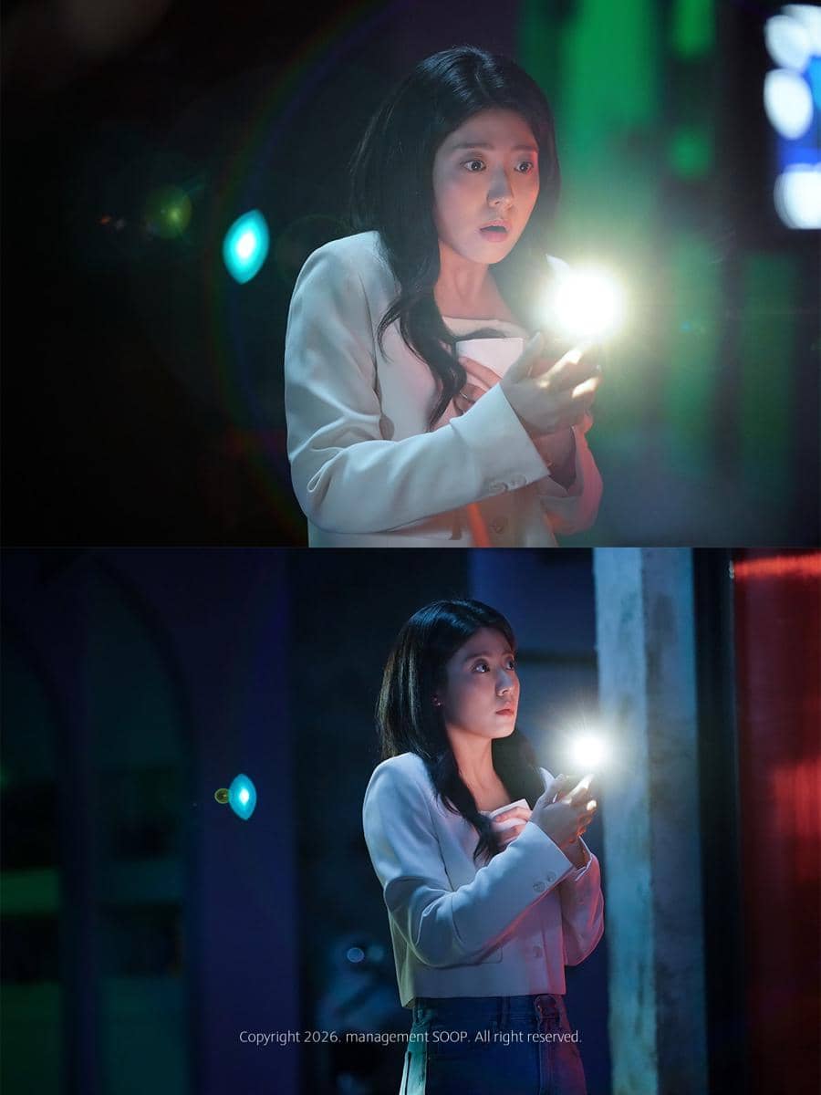 Still cut promosi drama Make Me Tingle yang diunggah oleh akun Instagram Management SOOP untuk materi serial.