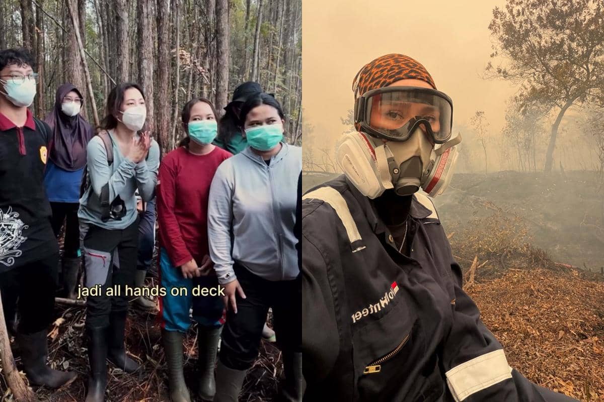 8 Artis-Influencer Terjun Langsung Bantu Padamkan Karhutla di Kalimantan