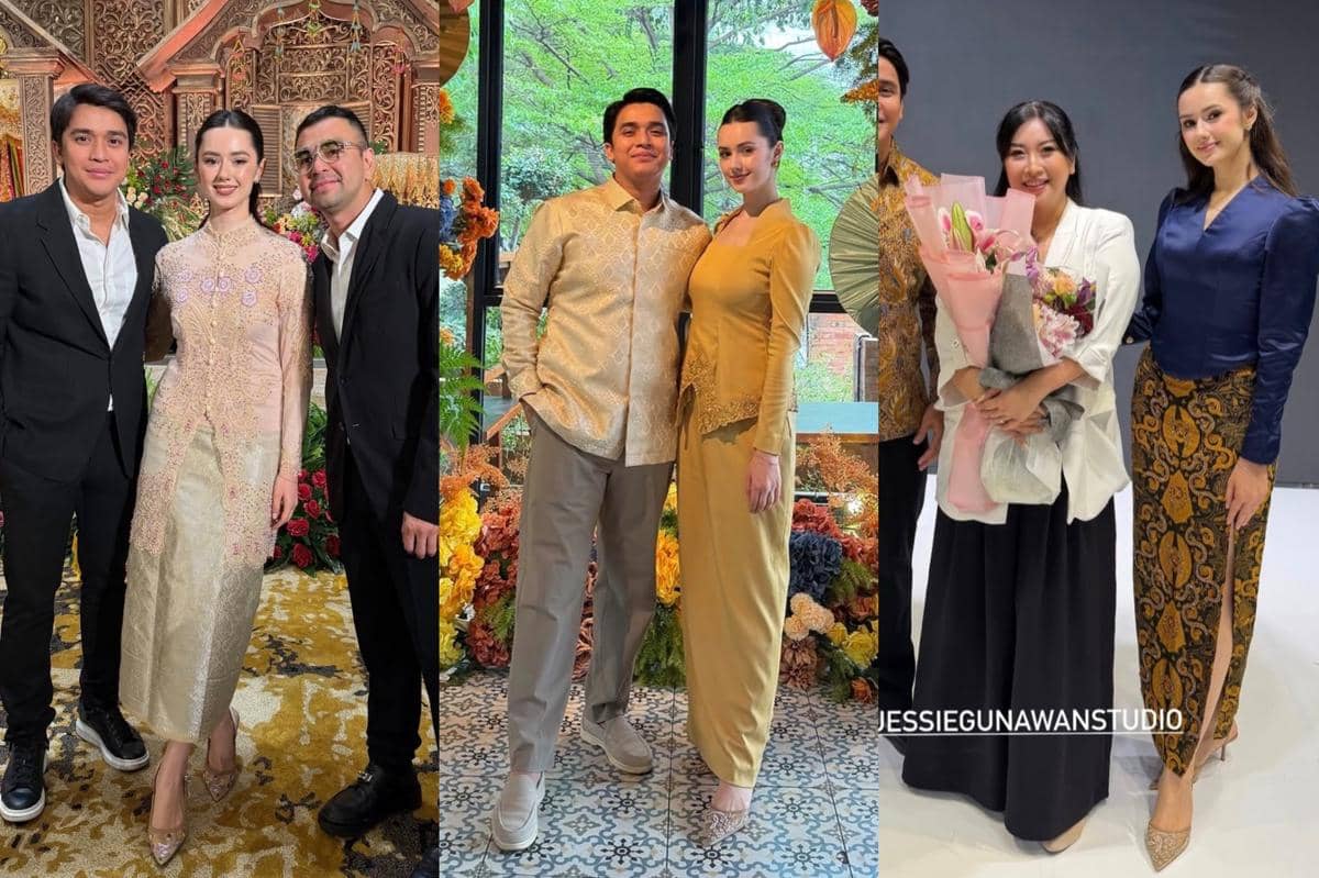 6 Inspirasi Kebaya dan Wastra Vika Kolesnaya, Visualnya Memikat