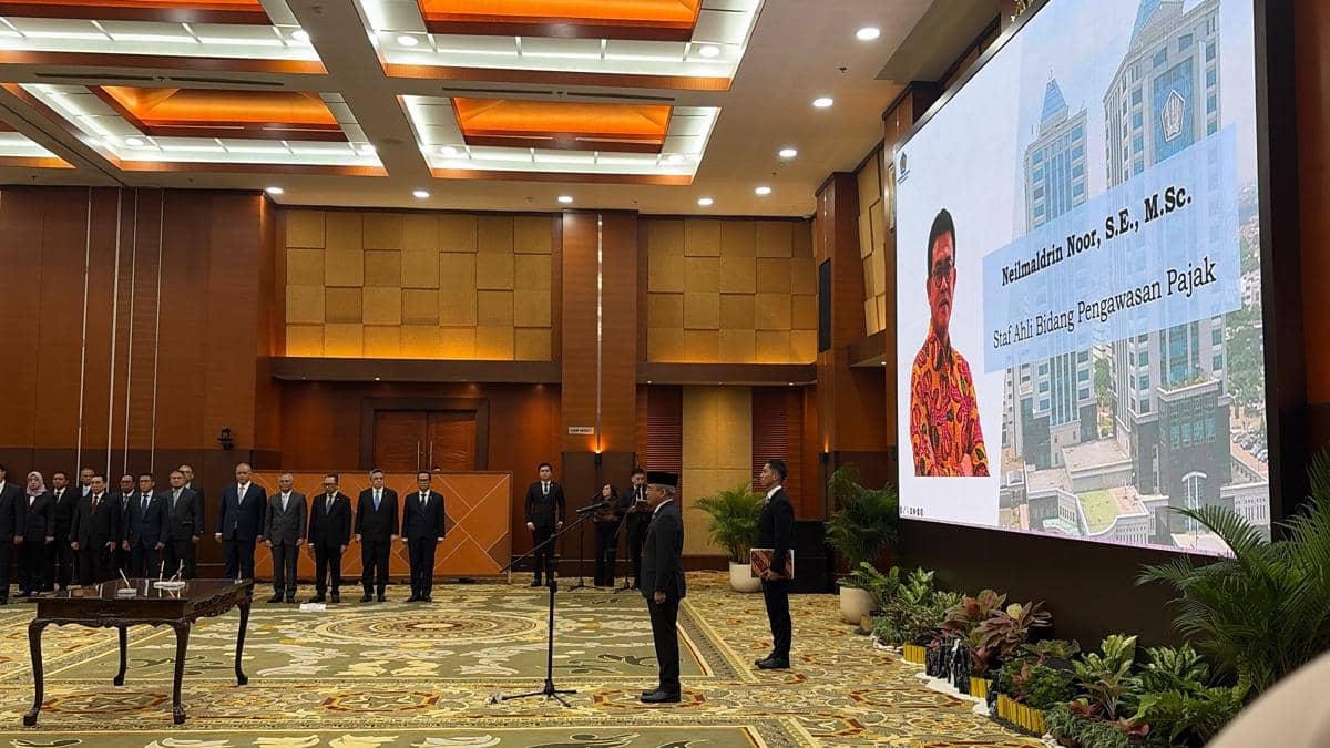 Lantik 5 Pejabat Eselon I Kemenkeu, Suahasil Tekankan Kolaborasi 