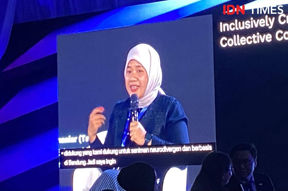 Imaniar Rizki, pendiri TabSpace dan TAB Studio, mendukung seniman neurodivergen dan autis berkarya dalam desain profesional.