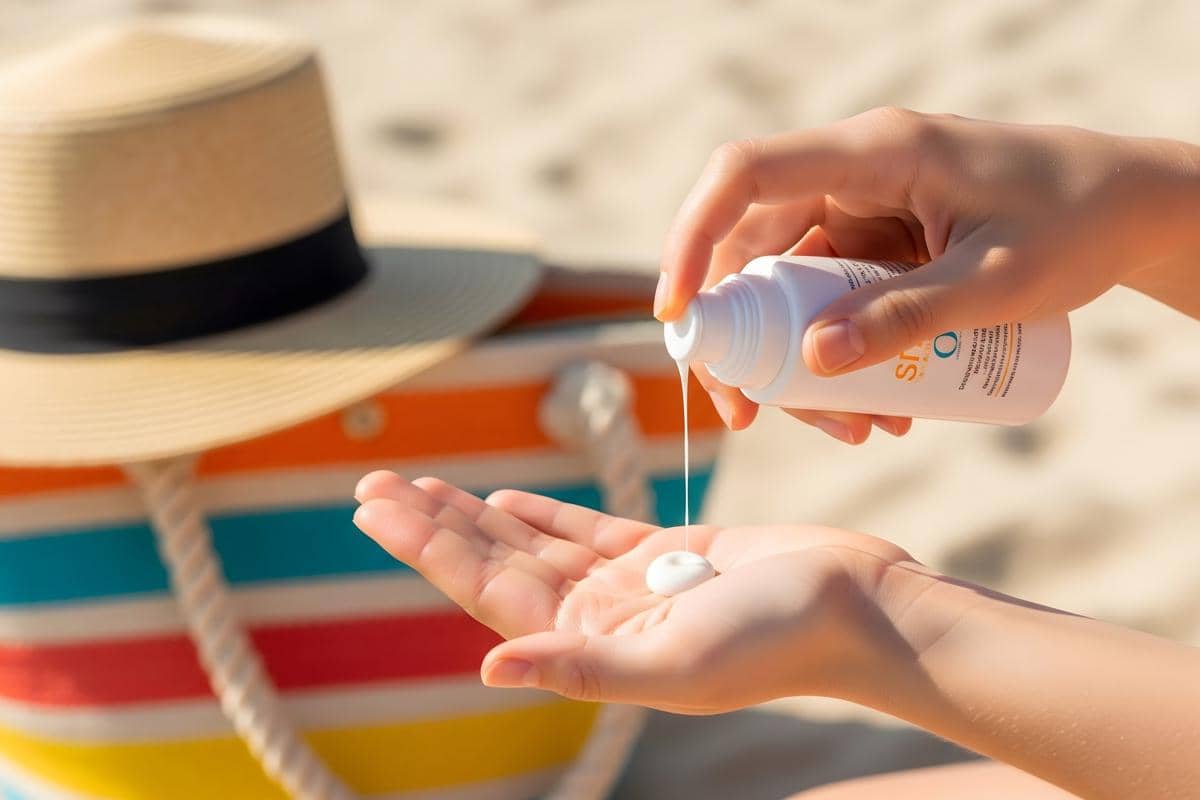 memilih krim sunscreen