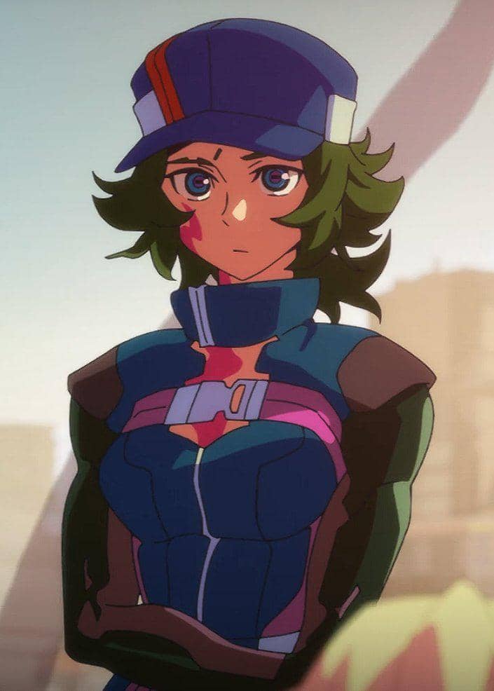 Karakter Omi dari serial anime Cyberpunk: Edgerunners 2 dalam materi promosi Netflix dan Studio Trigger.