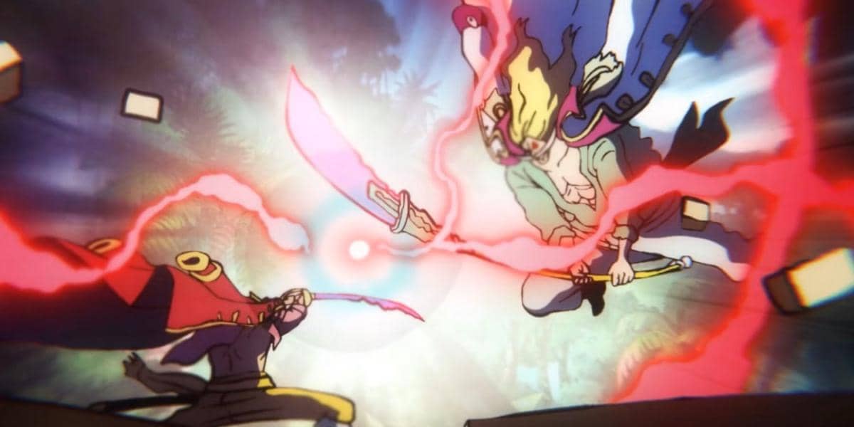 Roger vs Shirohige (dok. Toei Animation/One Piece)