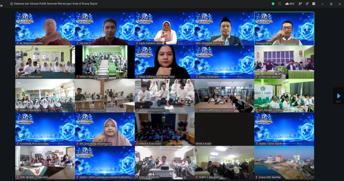 Biar Anak Gak 'Kena Mental' di Internet, Jatim Gelar Edukasi Digital
