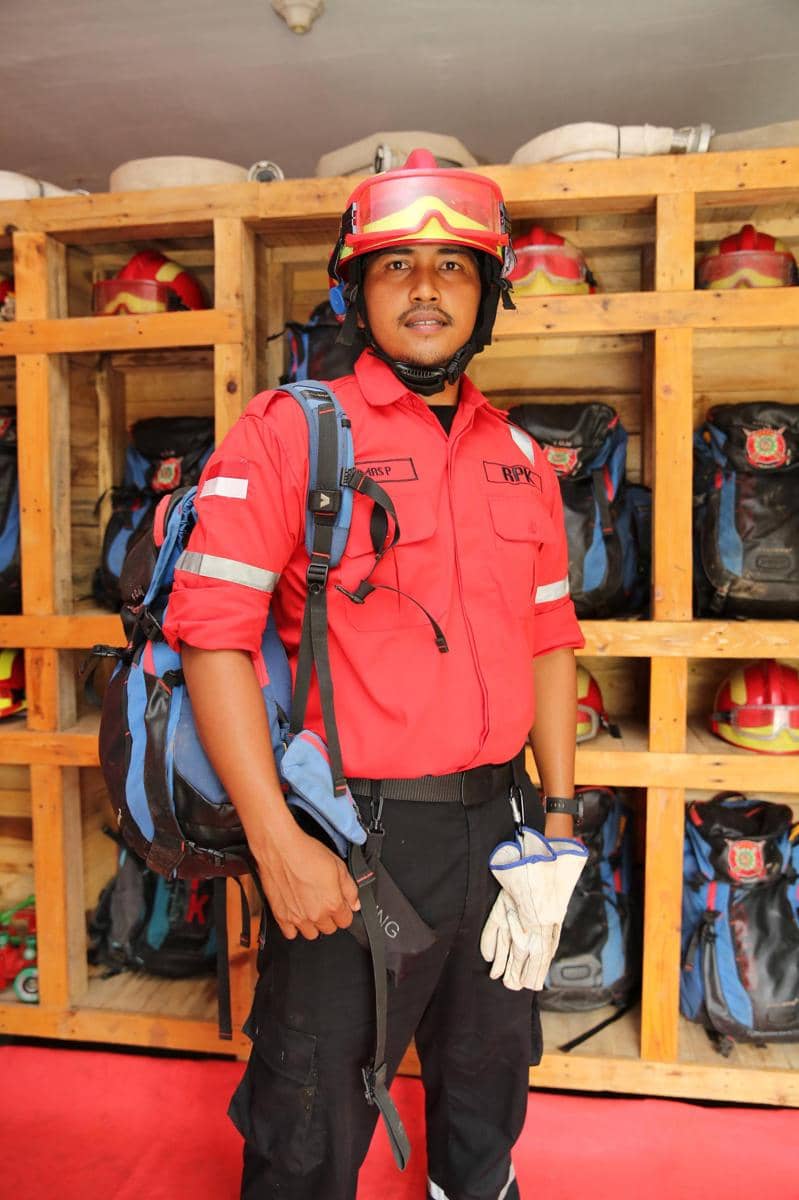 Dimas Pradinata, Forest Management Distrik Bagan Rame di PT Bumi Andalas Permai, dalam dokumentasi perusahaan.