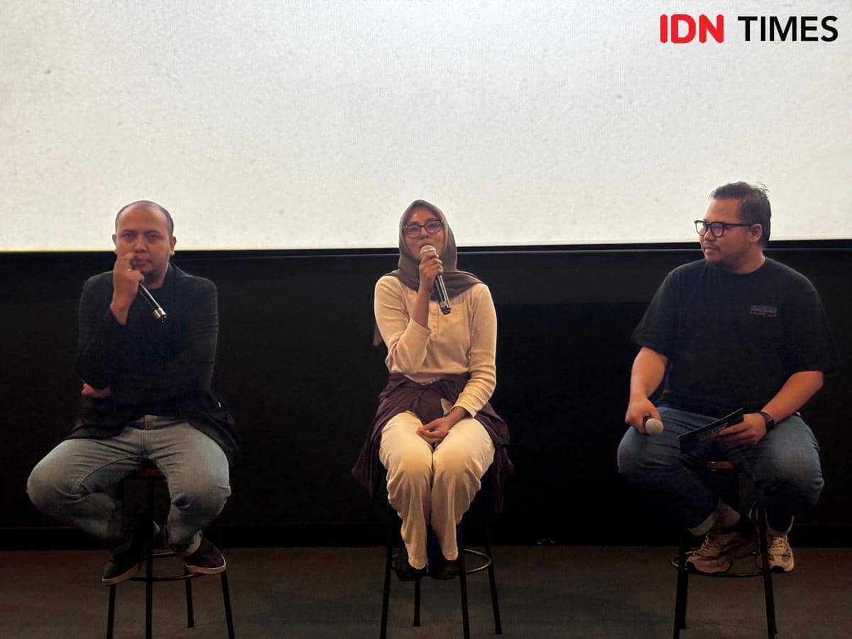 Penyampaian program CGV Arthouse, di CGV Jwalk, Jumat (23/10/2026). (IDN Times/Herlambang Jati Kusumo)