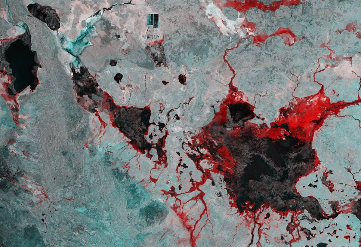 ilustrasi hasil pengindraan teknologi geospasial Australia