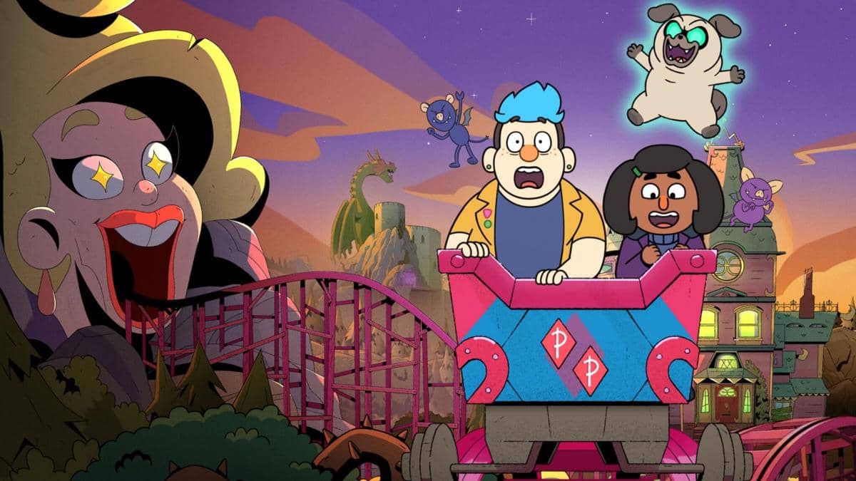 Cuplikan serial animasi Dead End: Paranormal Park, tayangan Netflix Family yang mengangkat kisah bertema paranormal.