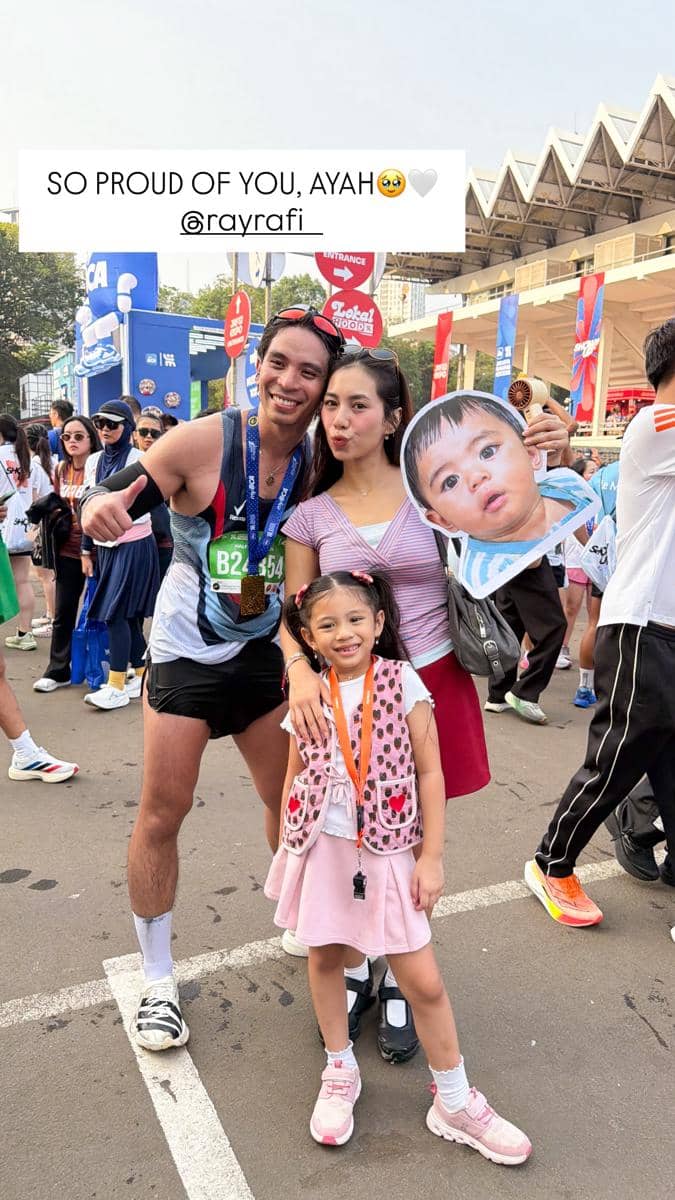 Artis mengikuti Jakarta Running Festival 2026 dalam unggahan yang dibagikan melalui Instagram @abellyc.