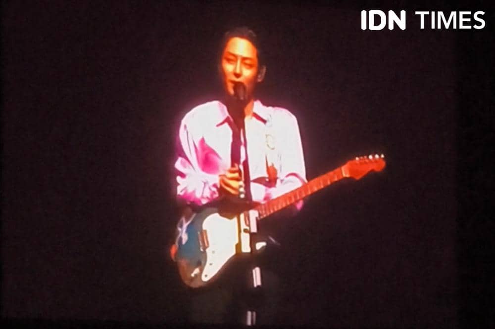 Potret konser The Rose bertajuk ROSETOPIA di Jakarta, Jumat (23/10/2026) (IDN Times/Juan Dwi)