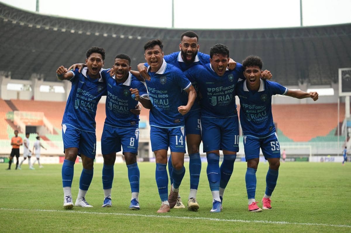 Gol Menit Akhir Bungkam Persikad Depok 3-2, PSPS Kokoh di Puncak