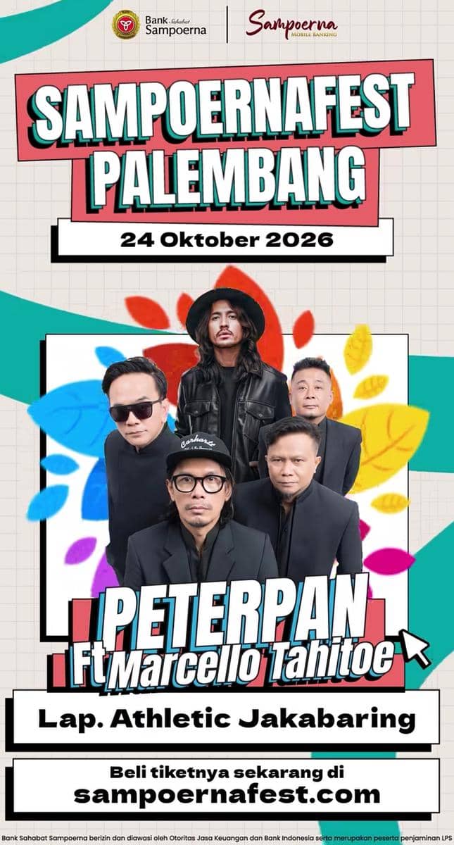Informasi acara Sampoerna Fest di Palembang yang dibagikan melalui akun Instagram resmi Sampoerna Fest.
