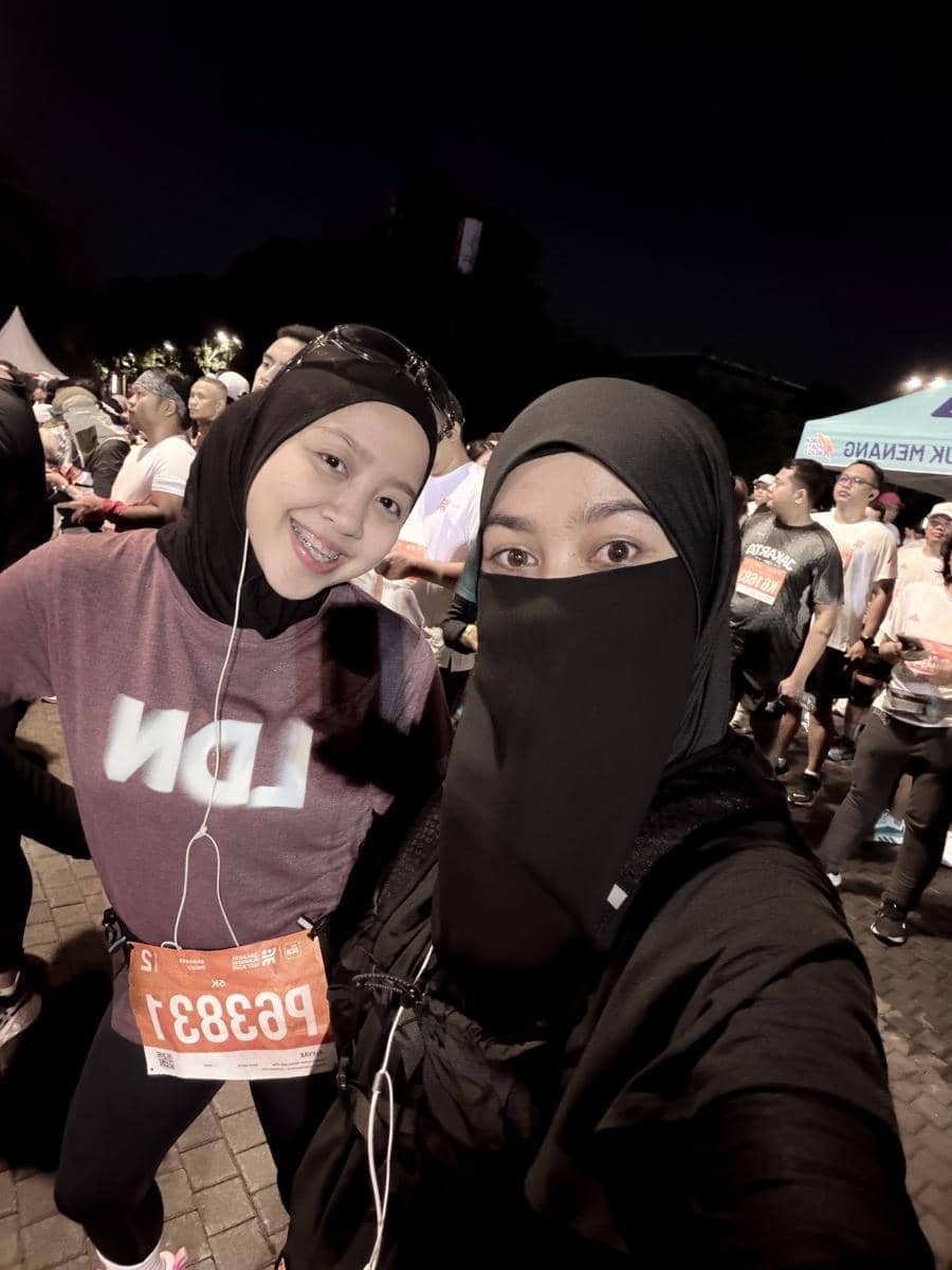 Wardah Maulina ikut race 5K di JRF