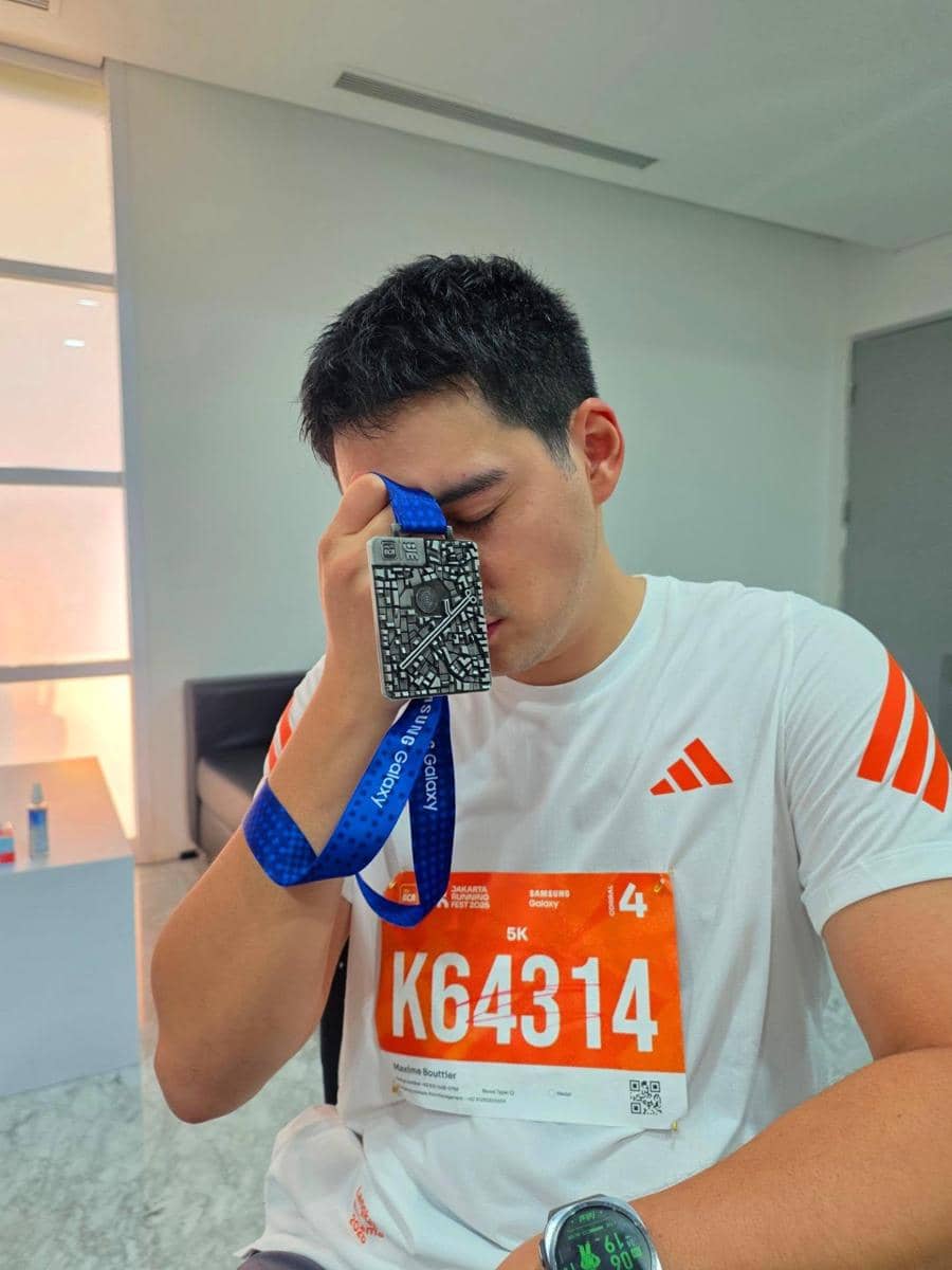Maxime Bouttier dan Luna Maya ikut lari 5K di event JRF