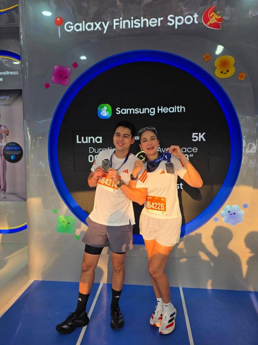 Maxime Bouttier dan Luna Maya ikut lari 5K di event JRF