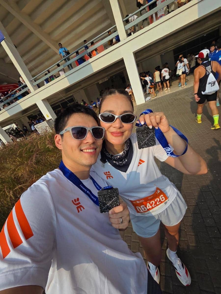 Maxime Bouttier dan Luna Maya ikut lari 5K di event JRF