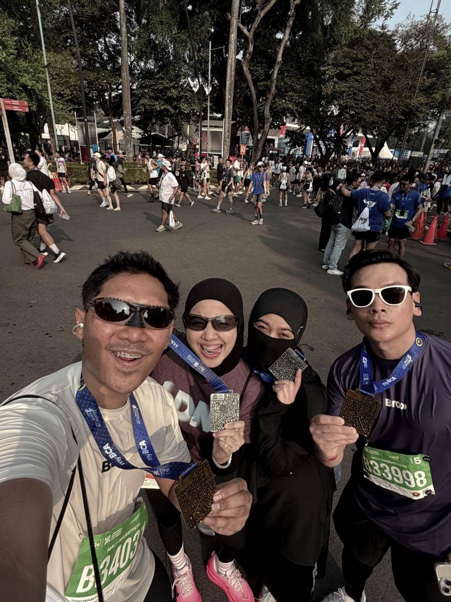Wardah Maulina ikut race 5K di JRF