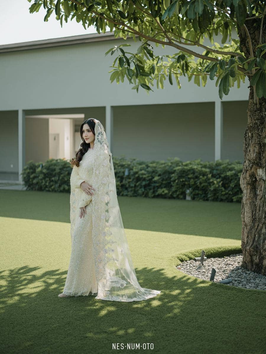 Inspirasi gaya pengajian pranikah ala Yuriska Patricia