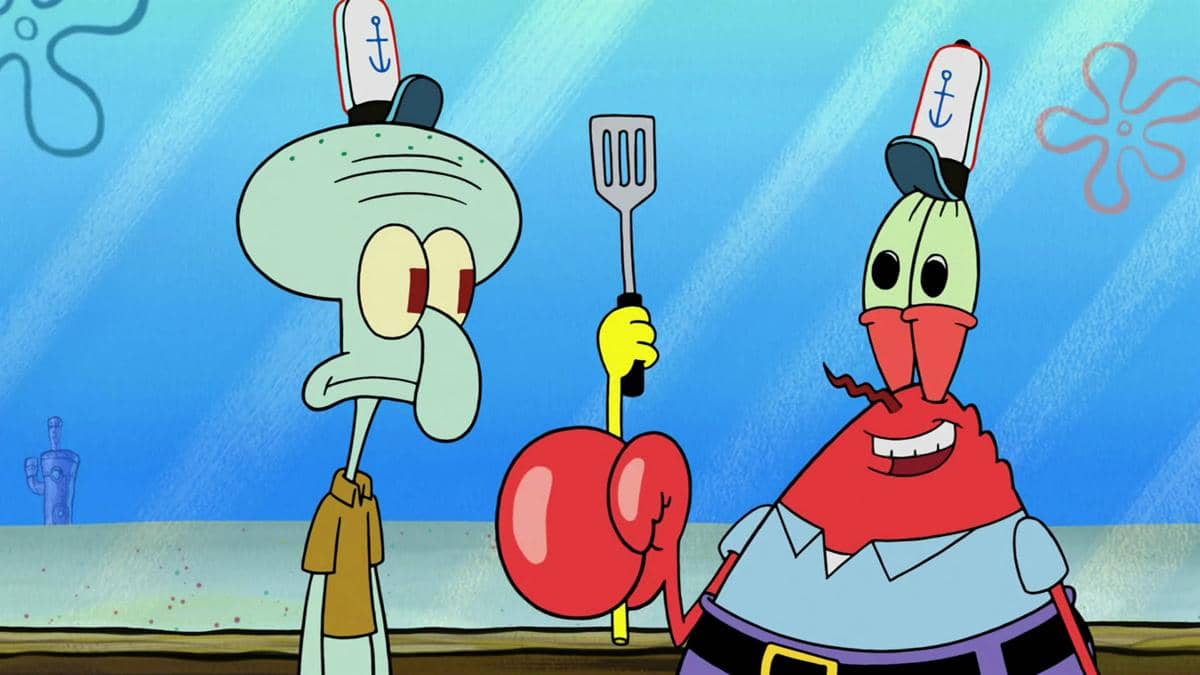 Squidward dan Tuan Krabs