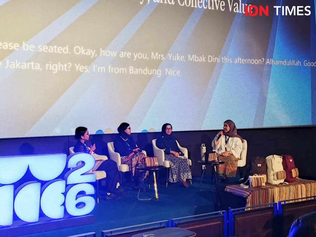 World Conference on Creative Economy (WCCE) 2026 yang diselenggarakan di Grand Indonesia, Jakarta Pusat, pada Jumat (23/10/2026). Dalam foru
